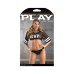 Fantasy Lingerie Play Real Mvp Cropped Jersey Top & Lace Up Panty Costume S/m Fantasy Lingerie Play Real Mvp Cropped Jersey Top & Lace Up Panty Costume S/m