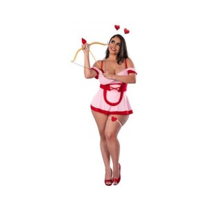 Magic Silk Dress Up Cupid Cutie Costume Pink Queen Size Magic Silk Dress Up Cupid Cutie Costume Pink Queen Size