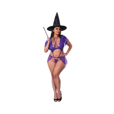 Magic Silk Dress Up Charmed Costume Purple Queen Size Magic Silk Dress Up Charmed Costume Purple Queen Size