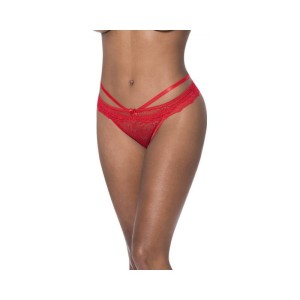 Magic Silk Ooh La Lace Peek-a-boo Cheeky Panty Red L/xl Magic Silk Ooh La Lace Peek-a-boo Cheeky Panty Red L/xl
