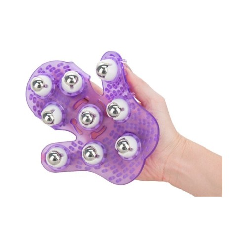 Roller Balls Massager Purple Massage Glove Roller Balls Massager Purple Massage Glove