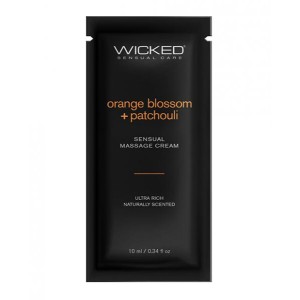 Wicked Sensual Care Orange Blossom & Patchouli Massage Cream - .34 Oz Wicked Sensual Care Orange Blossom & Patchouli Massage Cream - .34 Oz