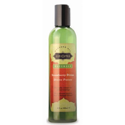 Kama Sutra Naturals Massage Oil Strawberry Divine 8oz Kama Sutra Naturals Massage Oil Strawberry Divine 8oz
