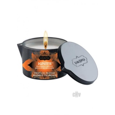 Kama Sutra Ignite Massage Candle Tropical Mango 6oz Kama Sutra Ignite Massage Candle Tropical Mango 6oz