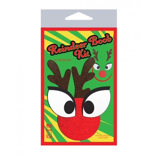 Pastease Premium Holiday Reindeer Boob Kit - Multi O/s Pastease Premium Holiday Reindeer Boob Kit - Multi O/s