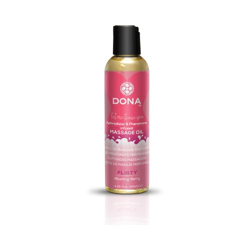 Dona Scented Massage Oil Flirty Blushing Berry 3.75oz Dona Scented Massage Oil Flirty Blushing Berry 3.75oz