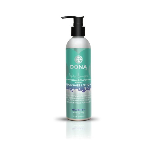 Dona Massage Lotion Naughty Aroma: Sinful Spring 8oz Dona Massage Lotion Naughty Aroma: Sinful Spring 8oz