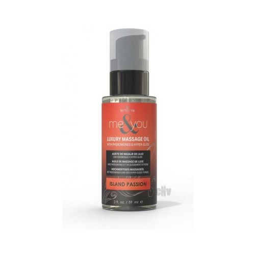 Me & You Massage Oil Island Passion 2 Oz Me & You Massage Oil Island Passion 2 Oz