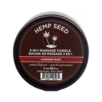 Earthly Body Suntouched Hemp Candle - 6 Oz Round Tin Kashmir Musk Earthly Body Suntouched Hemp Candle - 6 Oz Round Tin Kashmir Musk