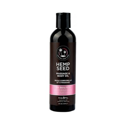 Earthly Body Massage & Body Oil - 8 Oz Zen Berry Rose Earthly Body Massage & Body Oil - 8 Oz Zen Berry Rose