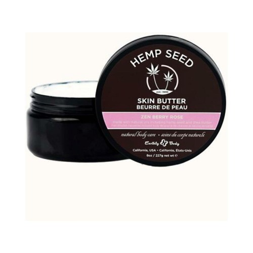Earthly Body Hemp Seed Skin Butter Zen Berry Rose 8 Oz. Earthly Body Hemp Seed Skin Butter Zen Berry Rose 8 Oz.