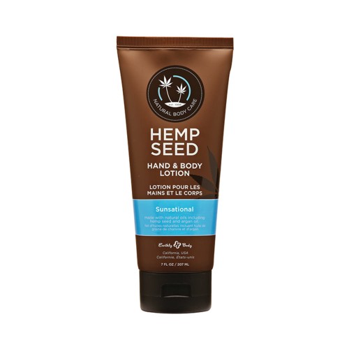 Eb Hemp Seed Sunsational Hand And Body Lotion 7oz Eb Hemp Seed Sunsational Hand And Body Lotion 7oz