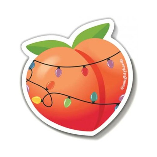 Peach Booty Holiday Sticker - Pack Of 3 Peach Booty Holiday Sticker - Pack Of 3