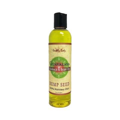 Earthly Body Massage Oil Guavalava 8oz Earthly Body Massage Oil Guavalava 8oz