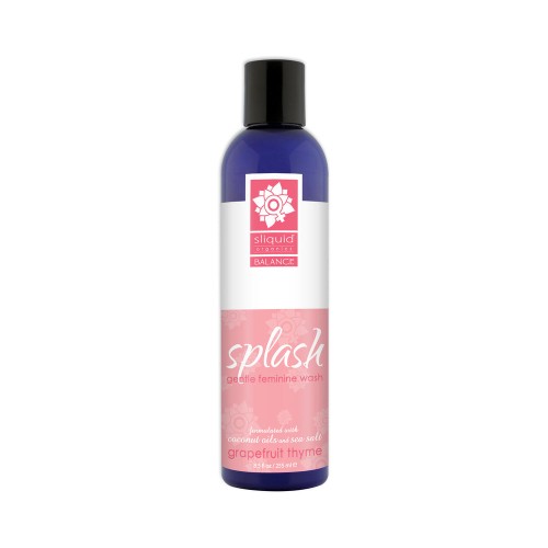 Sliquid Splash Feminine Wash Grapefruit Thyme 4.2oz Sliquid Splash Feminine Wash Grapefruit Thyme 4.2oz