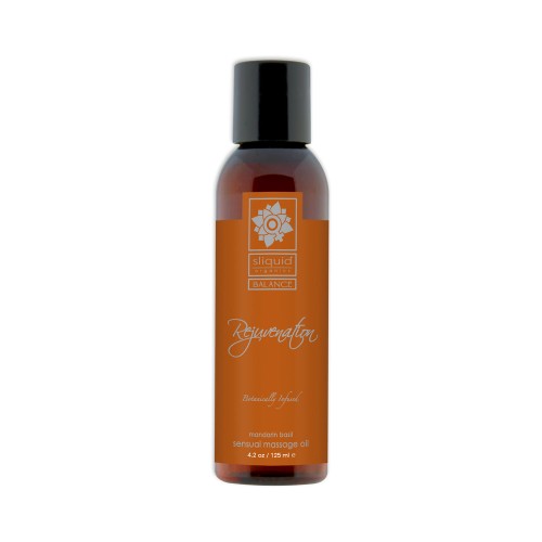 Sliquid Organics Balance Massage Oil Rejuvenation (mandarin Basil) 4.2oz Sliquid Organics Balance Massage Oil Rejuvenation (mandarin Basil) 4.2oz