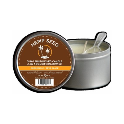 Earthly Body Massage Candle Dreamsicle 6.8oz Earthly Body Massage Candle Dreamsicle 6.8oz