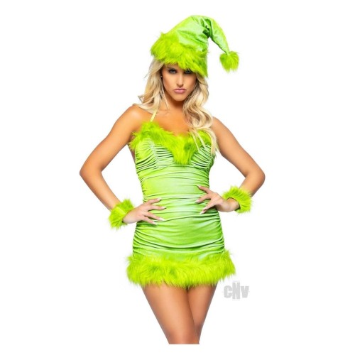 Christmas Baddie 3pc Set Xs Green Christmas Baddie 3pc Set Xs Green