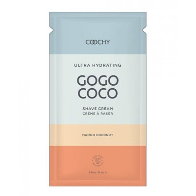 Coochy Ultra Hydrating Shave Cream Foil - .35 Oz Mango Coconut
