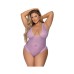 Magic Silk Girl Next Door Plunge Teddy Lilac Queen Size Magic Silk Girl Next Door Plunge Teddy Lilac Queen Size
