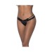 Magic Silk Ooh La Lace Cross Strap Split Crotch Tanga Black L/xl Magic Silk Ooh La Lace Cross Strap Split Crotch Tanga Black L/xl