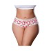 Sweet Treats Crotchless Boy Short W/wicked Sensual Care Peach Lube - White Qn Sweet Treats Crotchless Boy Short W/wicked Sensual Care Peach Lube - White Qn