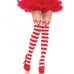 Rudolph Reindeer Stripe Thigh Os Red/wht Rudolph Reindeer Stripe Thigh Os Red/wht
