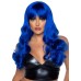 Misfit Long Wavy Bang Wig O/s Blue Misfit Long Wavy Bang Wig O/s Blue