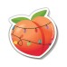 Peach Booty Holiday Sticker - Pack Of 3 Peach Booty Holiday Sticker - Pack Of 3
