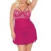 Babydoll Thong Pnk/rse Gld 3x/4x Babydoll Thong Pnk/rse Gld 3x/4x